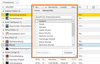 InLoox Hilfe: Erweiterte Filterfunktionen in den Tabellen-Ansichten