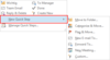 Add a new Quick Step in Outlook