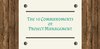 HEADER the 10 commandments of project management 