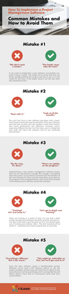 INFOGRAPHIC Implementing a Project Management Software: Common Mistakes and How to Avoid Them