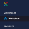 Workplace in the menu of InLoox Web App