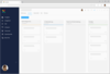 Kanban board for agile task management in InLoox Web App