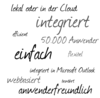lokal oder in der Cloud, integriert, effizient, 60.000 Anwender, einfach, flexibel, integriert in Microsoft Outlook